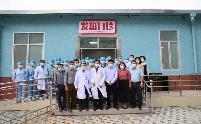 北流市人民医院整改扩建的发热门诊投入使用啦！